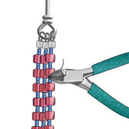 Miyuki Size 5/0 Triangle Necklace Instructions